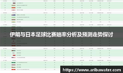 米兰体育伊朗与日本足球比赛赔率分析及预测走势探讨